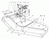 Mähdecks 30544 - Toro 44" Side Discharge Mower, Groundsmaster 120 (SN: 700001 - 799999) (1987) Listas de piezas de repuesto y dibujos CUTTING UNIT MODEL NO. 30768 #2