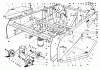 Mähdecks 30544 - Toro 44" Side Discharge Mower, Groundsmaster 120 (SN: 700001 - 799999) (1987) Listas de piezas de repuesto y dibujos FRAME & JACKSHAFT ASSEMBLY