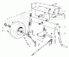 Mähdecks 30544 - Toro 44" Side Discharge Mower, Groundsmaster 120 (SN: 700001 - 799999) (1987) Listas de piezas de repuesto y dibujos FRONT AXLE ASSEMBLY