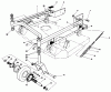 Mähdecks 30136 - Toro 36" Side Discharge Mower (SN: 3900001 - 3999999) (1993) Listas de piezas de repuesto y dibujos CARRIER FRAME ASSEMBLY