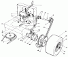 Mähdecks 30136 - Toro 36" Side Discharge Mower (SN: 4000001 - 4999999) (1984) Listas de piezas de repuesto y dibujos AXLE ASSEMBLY