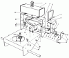 Mähdecks 30136 - Toro 36" Side Discharge Mower (SN: 4000001 - 4999999) (1984) Listas de piezas de repuesto y dibujos FRAME ASSEMBLY