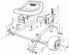 Mähdecks 30136 - Toro 36" Side Discharge Mower (SN: 4000001 - 4999999) (1984) Listas de piezas de repuesto y dibujos SULKY MODEL NO. 30120 (OPTIONAL)