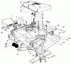 Mähdecks 30136 - Toro 36" Side Discharge Mower (SN: 8000001 - 8999999) (1988) Listas de piezas de repuesto y dibujos CUTTING UNIT ASSEMBLY