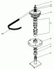 Mähdecks 30136 - Toro 36" Side Discharge Mower (SN: 9000001 - 9999999) (1989) Listas de piezas de repuesto y dibujos DRIVE SPINDLE NO. 54-7781