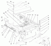 Mähdecks 30138 - Toro 92cm Side Discharge Mower (SN: 220000001 - 220999999) (2002) Listas de piezas de repuesto y dibujos FRAME BELT AND WHEEL ASSEMBLY