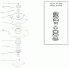 Mähdecks 30138 - Toro 92cm Side Discharge Mower (SN: 220000001 - 220999999) (2002) Listas de piezas de repuesto y dibujos SPINDLE HOUSING ASSEMBLY NO. 27-0870