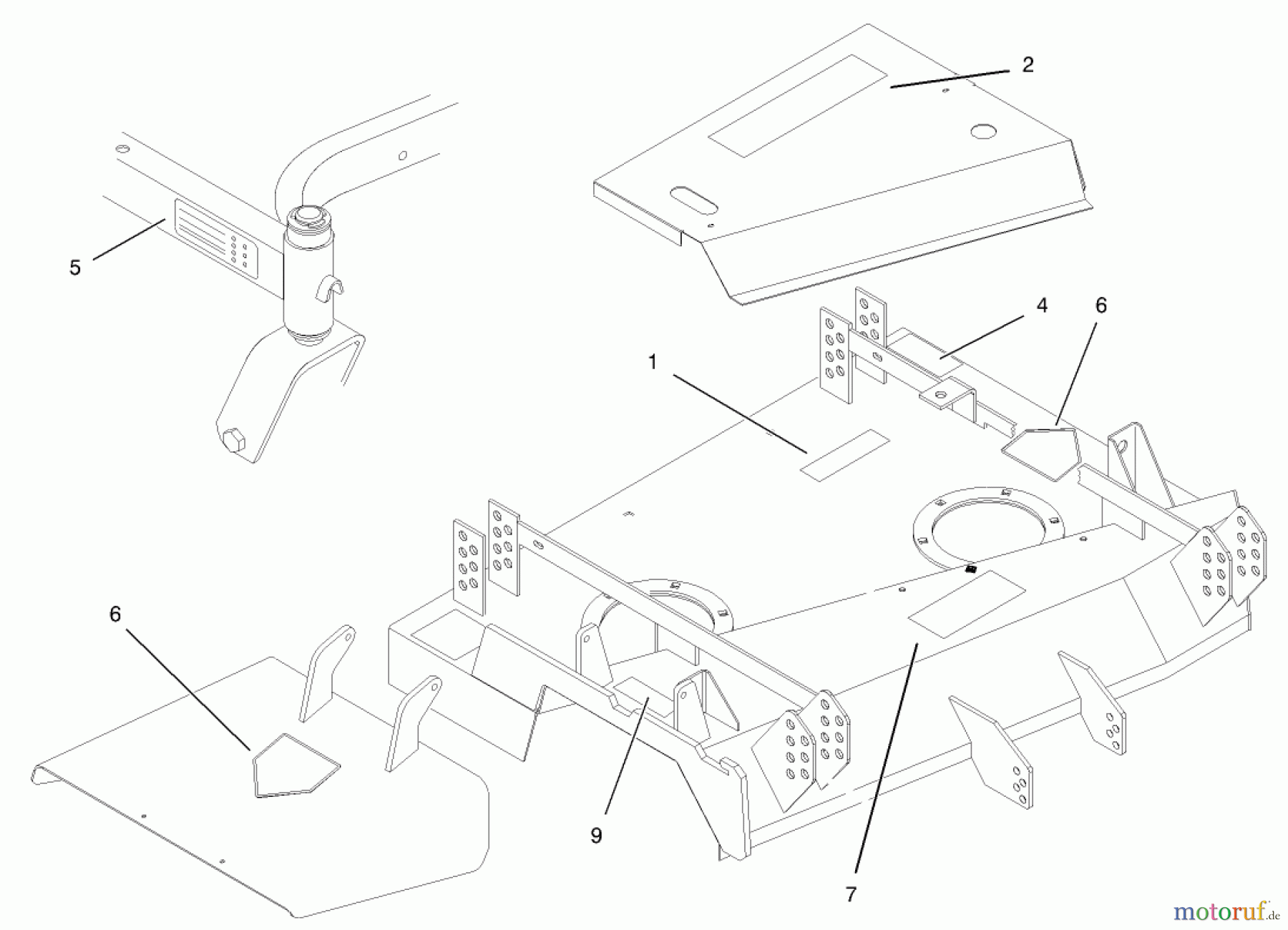  Mähdecks 30138 - Toro 92cm Side Discharge Mower (SN: 230000001 - 230999999) (2003) DECAL ASSEMBLY