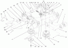 Mähdecks 30138 - Toro 92cm Side Discharge Mower (SN: 990001 - 999999) (1999) Listas de piezas de repuesto y dibujos DECK AND PULLEYS ASSEMBLY