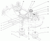 Mähdecks 30147 - Toro 112cm Side Discharge Mower (SN: 220000001 - 220999999) (2002) Listas de piezas de repuesto y dibujos SPINDLE AND IDLER ASSEMBLY