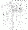 Mähdecks 30149 - Toro 44" Side Discharge Mower (SN: 990001 - 999999) (1999) Listas de piezas de repuesto y dibujos SPINDLE AND IDLERS ASSEMBLY