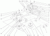 Mähdecks 30151 - Toro 52" Side Discharge Mower (SN: 200000001 - 200999999) (2000) Listas de piezas de repuesto y dibujos DECK & SPINDLE ASSEMBLIES