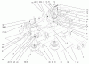 Mähdecks 30151 - Toro 52" Side Discharge Mower (SN: 210000001 - 210999999) (2001) Listas de piezas de repuesto y dibujos DECK & SPINDLE ASSEMBLIES