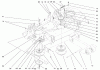 Mähdecks 30151 - Toro 52" Side Discharge Mower (SN: 990001 - 999999) (1999) Listas de piezas de repuesto y dibujos DECK AND SPINDLE ASSEMBLY