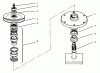 Mähdecks 30152 - Toro 52" Side Discharge Mower (SN: 100001 - 199999) (1991) Listas de piezas de repuesto y dibujos DRIVE SPINDLE NO. 27-0870