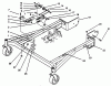 Mähdecks 30162 - Toro 62" Side Discharge Mower (SN: 490001 - 492000) (1994) Listas de piezas de repuesto y dibujos CARRIER FRAME