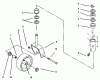 Mähdecks 30162 - Toro 62" Side Discharge Mower (SN: 490001 - 492000) (1994) Listas de piezas de repuesto y dibujos CASTER FORK ASSEMBLY