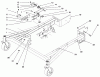 Mähdecks 30162 - Toro 62" Side Discharge Mower (SN: 790001 - 799999) (1997) Listas de piezas de repuesto y dibujos CARRIER FRAME