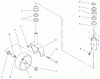 Mähdecks 30162 - Toro 62" Side Discharge Mower (SN: 990001 - 999999) (1999) Listas de piezas de repuesto y dibujos CASTER FORK ASSEMBLY