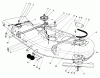 Mähdecks 30768 - Toro 52" Rear Discharge Mower (SN: 0000001 - 0999999) (1990) Listas de piezas de repuesto y dibujos CUTTING UNIT MODEL NO. 30753 #1