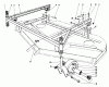 Mähdecks 30768 - Toro 52" Rear Discharge Mower (SN: 0000001 - 0999999) (1990) Listas de piezas de repuesto y dibujos CUTTING UNIT MODEL NO. 30768 #3