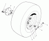 Mähdecks 30768 - Toro 52" Rear Discharge Mower (SN: 0000001 - 0999999) (1990) Listas de piezas de repuesto y dibujos FRONT WHEEL ASSEMBLY