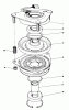 Mähdecks 30768 - Toro 52" Rear Discharge Mower (SN: 1000001 - 1999999) (1991) Listas de piezas de repuesto y dibujos CLUTCH ASSEMBLY NO. 54-0220