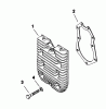 Mähdecks 30768 - Toro 52" Rear Discharge Mower (SN: 1000001 - 1999999) (1991) Listas de piezas de repuesto y dibujos CYLINDER HEAD-ENGINE KOHLER MODEL NO. M18QS-24657