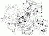 Mähdecks 30768 - Toro 52" Rear Discharge Mower (SN: 1000001 - 1999999) (1991) Listas de piezas de repuesto y dibujos FRAME & STEERING ASSEMBLY