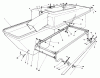 Mähdecks 30768 - Toro 52" Rear Discharge Mower (SN: 1000001 - 1999999) (1991) Listas de piezas de repuesto y dibujos GRASS COLLECTION SYSTEM MODEL NO. 30751 (OPTIONAL) #2