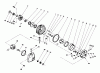 Mähdecks 30768 - Toro 52" Rear Discharge Mower (SN: 1000001 - 1999999) (1991) Listas de piezas de repuesto y dibujos HYDROSTATIC TRANSMISSION