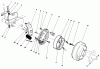 Mähdecks 30544 - Toro 44" Side Discharge Mower, Groundsmaster 117/120 (SN: 200001 - 299999) (1992) Listas de piezas de repuesto y dibujos BRAKE KIT MODEL NO. 30758 (OPTIONAL) #1