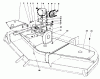 Mähdecks 30544 - Toro 44" Side Discharge Mower, Groundsmaster 117/120 (SN: 200001 - 299999) (1992) Listas de piezas de repuesto y dibujos CUTTING UNIT MODEL NO. 30768 #2