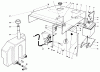 Mähdecks 30544 - Toro 44" Side Discharge Mower, Groundsmaster 117/120 (SN: 200001 - 299999) (1992) Listas de piezas de repuesto y dibujos HOOD-GAS & HYDRAULIC TANK ASSEMBLY