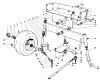 Mähdecks 30544 - Toro 44" Side Discharge Mower, Groundsmaster 117/120 (SN: 900001 - 999999) (1989) Listas de piezas de repuesto y dibujos FRONT AXLE ASSEMBLY