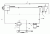 Mähdecks 30544 - Toro 44" Side Discharge Mower, Groundsmaster 120 (SN: 500001 - 599999) (1985) Listas de piezas de repuesto y dibujos HYDRAULIC SCHEMATIC