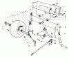 Mähdecks 30544 - Toro 44" Side Discharge Mower, Groundsmaster 120 (SN: 600001 - 699999) (1986) Listas de piezas de repuesto y dibujos FRONT AXLE ASSEMBLY