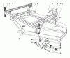 Mähdecks 30768 - Toro 52" Rear Discharge Mower (SN: 8000001 - 8999999) (1988) Listas de piezas de repuesto y dibujos CUTTING UNIT MODEL NO. 30768 #3