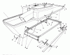 Mähdecks 30768 - Toro 52" Rear Discharge Mower (SN: 8000001 - 8999999) (1988) Listas de piezas de repuesto y dibujos GRASS COLLECTION SYSTEM MODEL NO. 30751 (OPTIONAL) #2