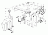 Mähdecks 30768 - Toro 52" Rear Discharge Mower (SN: 8000001 - 8999999) (1988) Listas de piezas de repuesto y dibujos HOOD-GAS & HYDRAULIC TANK ASSEMBLY