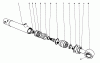 Mähdecks 30545 - Toro 52" Side Discharge Mower (SN: 10000001 - 19999999) (1981) Listas de piezas de repuesto y dibujos HYDRAULIC CYLLNDER 27-2510