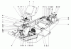 Mähdecks 30545 - Toro 52" Side Discharge Mower (SN: 10000001 - 19999999) (1981) Listas de piezas de repuesto y dibujos INSTRUMENT PANEL AND STEERING POST ASSEMBLY