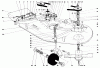 Mähdecks 30545 - Toro 52" Side Discharge Mower (SN: 70000001 - 79999999) (1977) Listas de piezas de repuesto y dibujos CUTTING UNIT ASSEMBLY