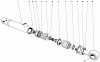 Mähdecks 30545 - Toro 52" Side Discharge Mower (SN: 70000001 - 79999999) (1977) Listas de piezas de repuesto y dibujos HYDRAULIC CYLINDER 27-2510