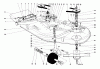 Mähdecks 30545 - Toro 52" Side Discharge Mower (SN: 80000001 - 89999999) (1978) Listas de piezas de repuesto y dibujos CUTTING UNIT ASSEMBLY