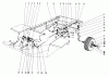 Mähdecks 30545 - Toro 52" Side Discharge Mower (SN: 80000001 - 89999999) (1978) Listas de piezas de repuesto y dibujos REAR AXLE ASSEMBLY