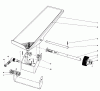 Mähdecks 30545 - Toro 52" Side Discharge Mower (SN: 90000001 - 99999999) (1979) Listas de piezas de repuesto y dibujos TRACTION PEDAL ASSEMBLY