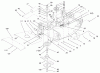 Mähdecks 30546 - Toro 44" Side Discharge Mower, Groundsmaster 120 (SN: 200000001 - 200999999) (2000) Listas de piezas de repuesto y dibujos DECK AND SPINDLE ASSEMBLY
