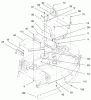 Mähdecks 30546 - Toro 44" Side Discharge Mower, Groundsmaster 120 (SN: 200000001 - 200999999) (2000) Listas de piezas de repuesto y dibujos GEARBOX AND COVER ASSEMBLY
