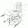 Mähdecks 30575 - Toro 72" Side Discharge Mower (SN: 200001 - 299999) (1992) Listas de piezas de repuesto y dibujos DELUXE SEAT KIT MODEL NO. 30772